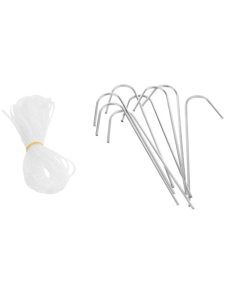 Bramka do piłki nożnej enero z siatką 240x150x90cm fi 25 i 22mm