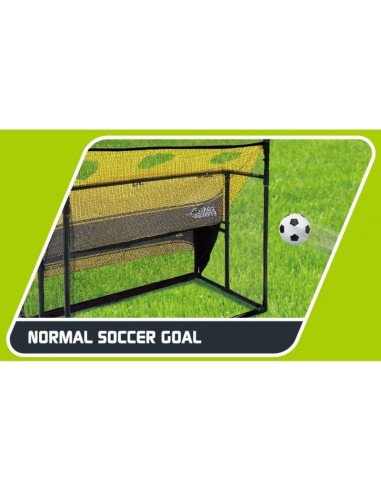 Zestaw treningowy do piłki nożnej bramka rama treningowa 2w1