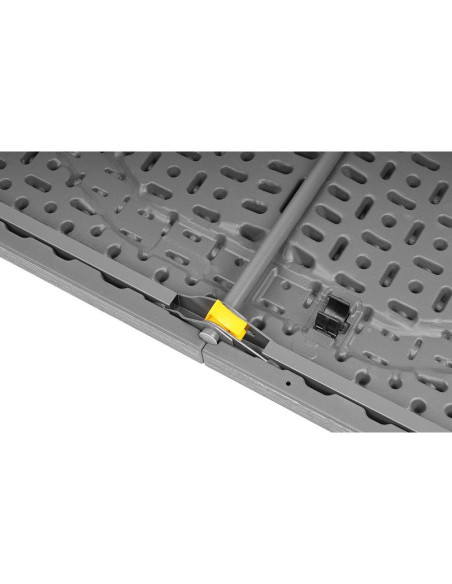 Stół cateringowy składany w walizkę 180x74cm max.100kg  woodland deska ciemny szary