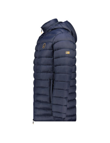 Kurtka męska geographical norway amigobadge long hood db navy men 233 navy (wy8852h/gn-marine)