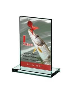 Trofeum szklane z nadrukiem kolorowym luxorjet 2