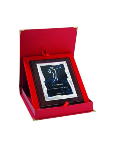 Dyplom z tworzywa sztucznego z metalową blaszką grawerowany + etui