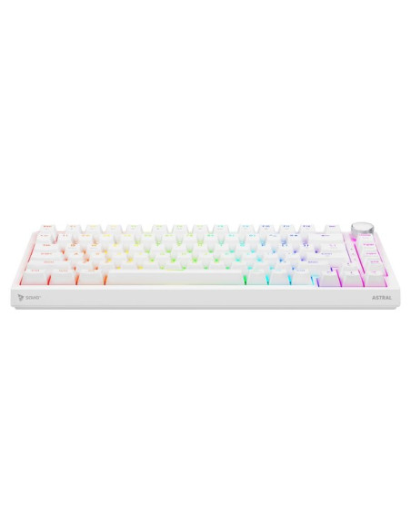 Savio klawiatura mechaniczna astral white outemu white jade rgb