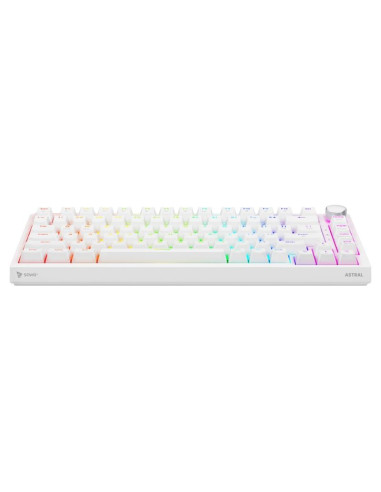 Savio klawiatura mechaniczna astral white outemu white jade rgb
