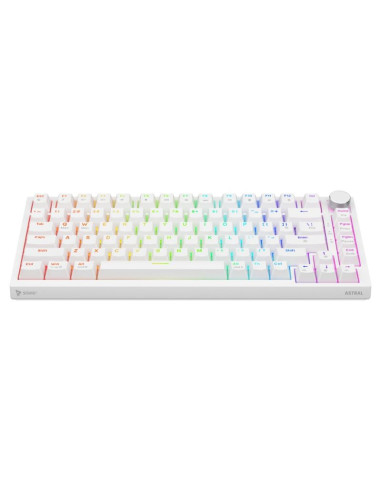 Savio klawiatura mechaniczna astral white outemu white jade rgb