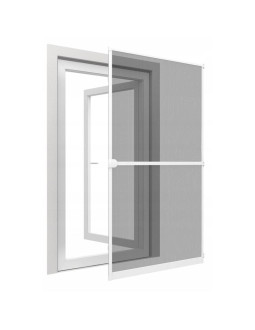 Moskitiera drzwi alu 100x215 biała basic plus