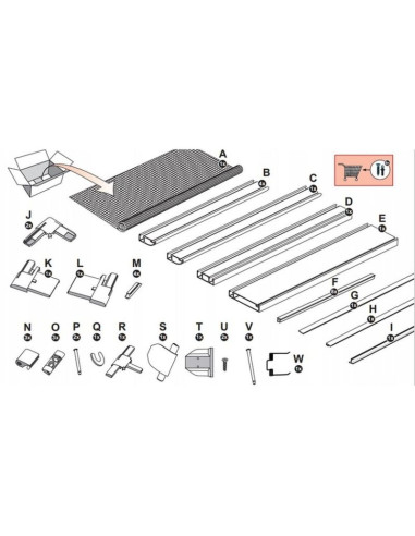 Moskitiera drzwi alu 100x215 biała basic plus