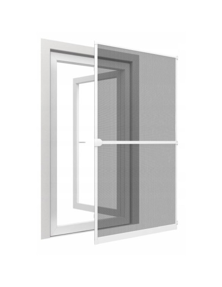 Moskitiera drzwi alu 100x215 biała basic plus