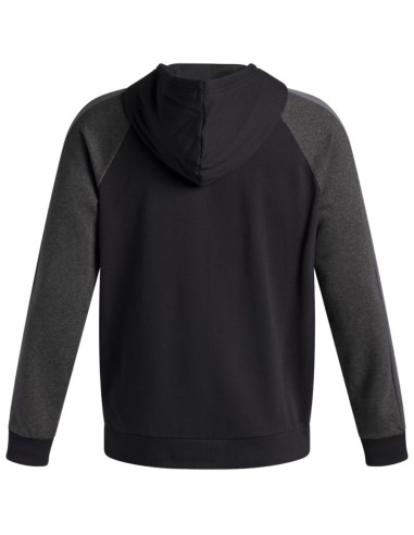 Bluza męska under armour rival fleece colorblock hoodie czarna 6003958 001