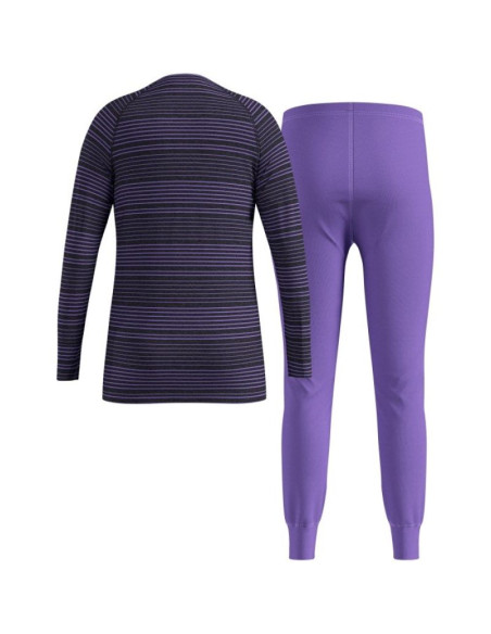 Bielizna termoaktywna - zestaw odlo set long active warm set roz. 140cm czarna