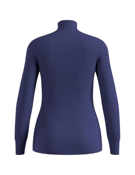 Bielizna termoaktywna z długim rękawem odlo bl top turtle neck l/s active warm roz. s niebieska