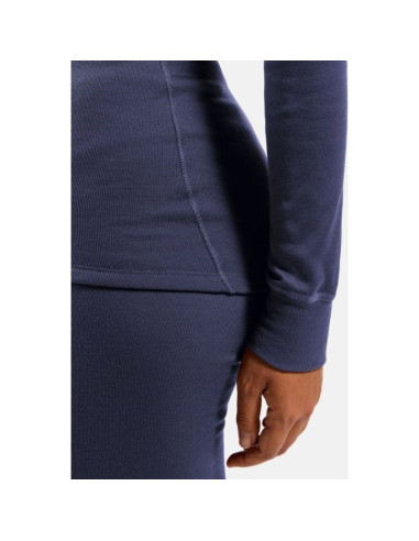 Bielizna termoaktywna z długim rękawem odlo bl top turtle neck l/s active warm roz. s niebieska