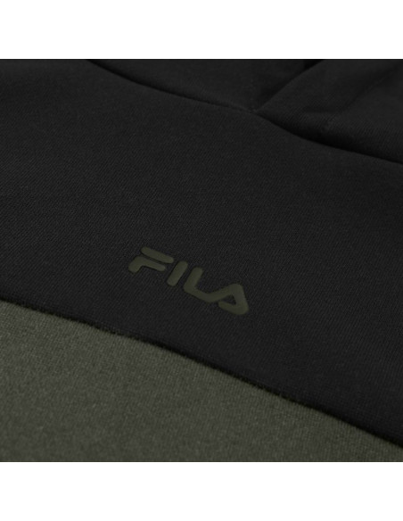Bluza męska fila rivoli oliwkowo-czarna fam1121 63185