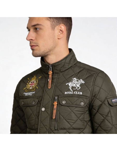 Kurtka męska geographical norway belificio  men 001 kaki (wy4492h/gn-kaki)