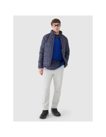 Bluza trekkingowa primaloft active rozpinana z kapturem męska 4f 4fwss25tfswm473-36s