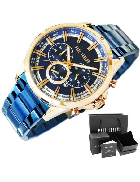 Zegarek męski paul lorens pl13605b-6f3