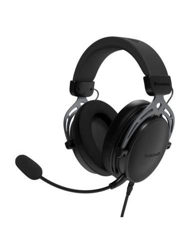Genesis toron 531 zestaw słuchawkowy przewodowa opaska na głowę gaming czarny