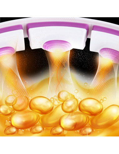 Hhm17 hula hop white/violet z magnesami i obciążnikiem + licznik hms