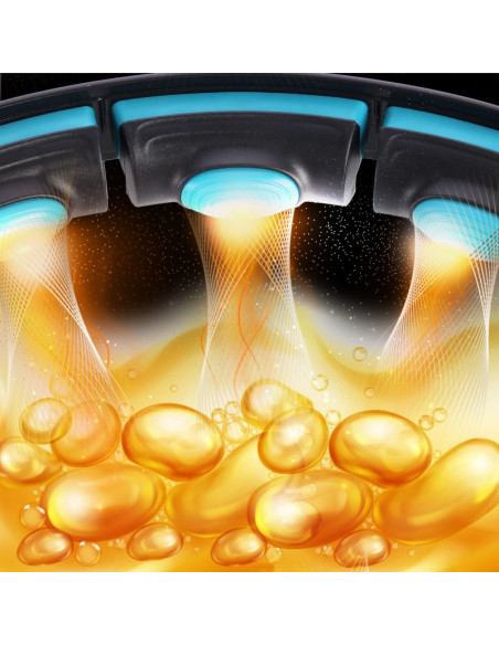 Hhm17 hula hop black/turquoise z magnesami i obciążnikiem + licznik hms