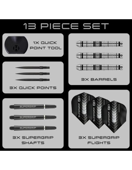 Rzutki harrows supergrip qp tapered 90% steeltip