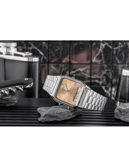 Zegarek damski casio aq-230a-4amqydf + box