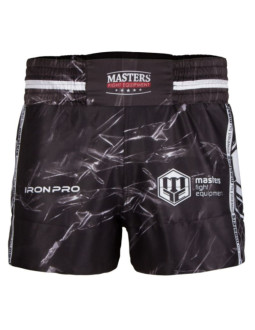 Spodenki treningowe masters st-marble czarne 2