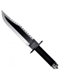 Nóż rambo ii cinema classic 400 mm z pochwa skórzan 2