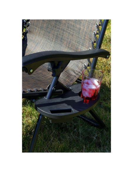 Leżak ogrodowy składany wielofunkcyjny 175x52/65x107cmy brązowy