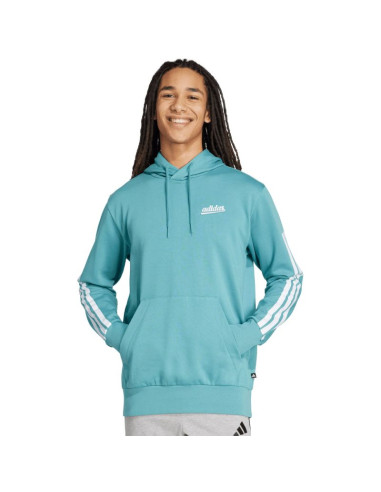 Bluza męska adidas color script niebieska kd2266