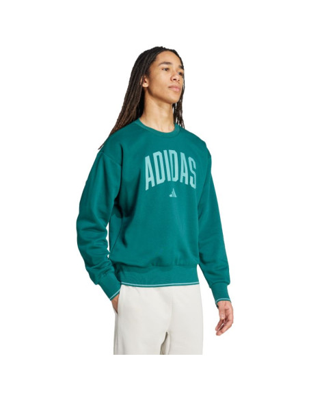 Bluza męska adidas collegiate sweat zielona jm1733