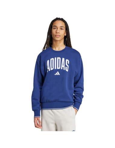 Bluza męska adidas collegiate sweat niebieska jm1734