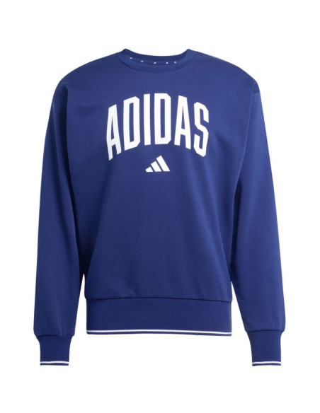 Bluza męska adidas collegiate sweat niebieska jm1734
