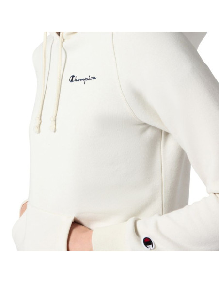 Bluza damska champion hooded sweatshirt kremowa 118403 ww056