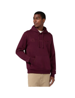 Bluza męska champion hooded sweatshirt bordowa 220271 rs522