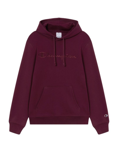 Bluza męska champion hooded sweatshirt bordowa 220271 rs522