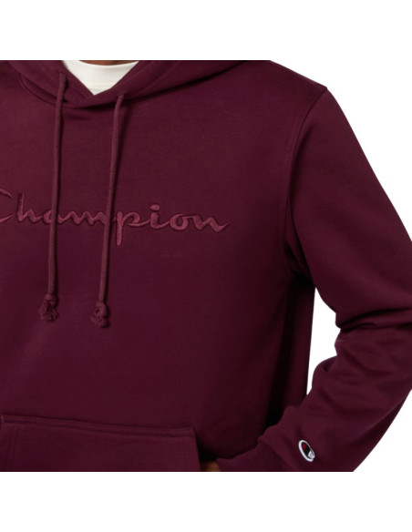 Bluza męska champion hooded sweatshirt bordowa 220271 rs522