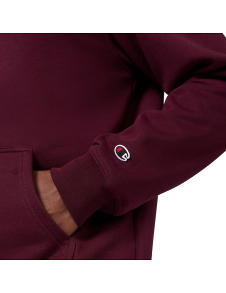 Bluza męska champion hooded sweatshirt bordowa 220271 rs522