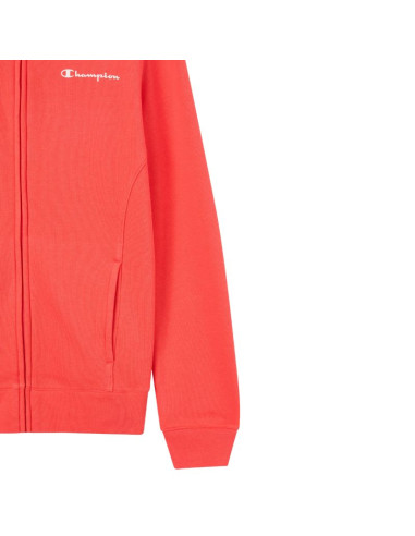 Dres damski champion full zip suit pomarańczowo-granatowy 118289 rs073