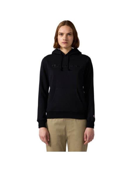 Bluza damska champion hooded sweatshirt czarna 118379 kk001