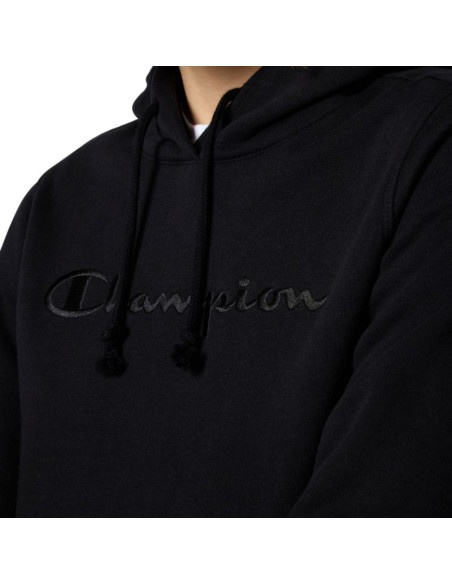 Bluza damska champion hooded sweatshirt czarna 118379 kk001