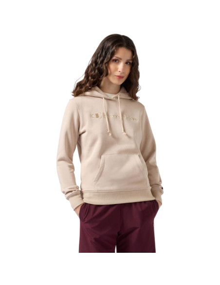 Bluza damska champion hooded sweatshirt beżowa 118379 ms099