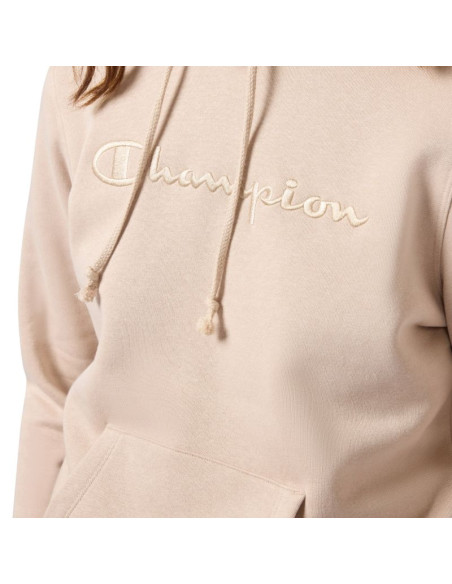 Bluza damska champion hooded sweatshirt beżowa 118379 ms099