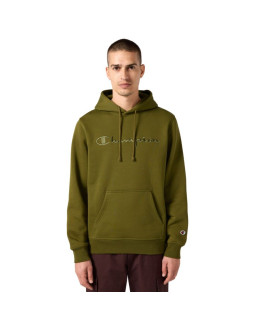 Bluza męska champion hooded sweatshirt oliwkowa 220271 gs585
