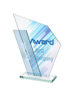 Trofeum szklane z nadrukiem kolorowym luxorjet 2