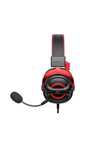 Słuchawki gamingowe havit h2002e pro (czarny/czerwony)