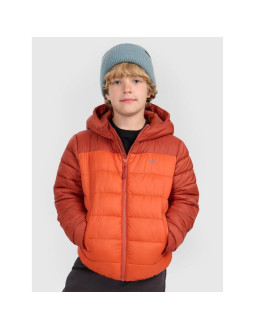 Kurtka puchowa z wypełnieniem syntetycznym chłopięca 4f 4fjraw25tdjam0770-81s