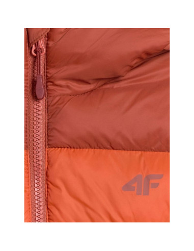 Kurtka puchowa z wypełnieniem syntetycznym chłopięca 4f 4fjraw25tdjam0770-81s