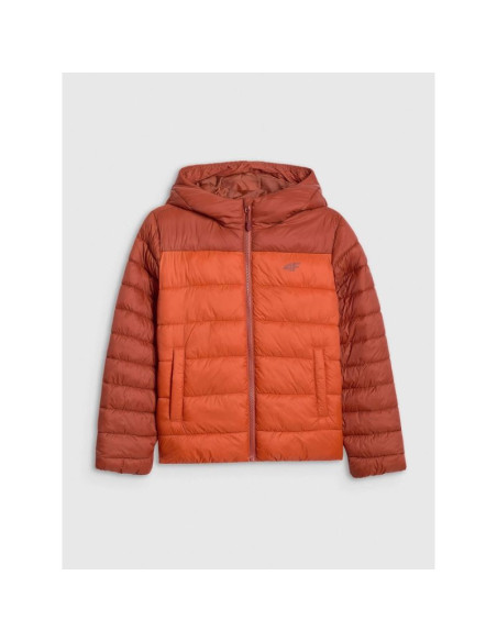 Kurtka puchowa z wypełnieniem syntetycznym chłopięca 4f 4fjraw25tdjam0770-81s