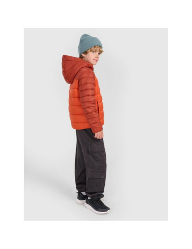 Kurtka puchowa z wypełnieniem syntetycznym chłopięca 4f 4fjraw25tdjam0770-81s