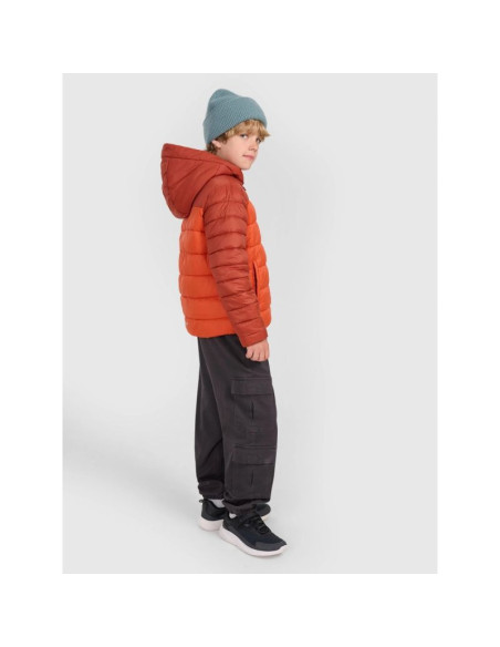 Kurtka puchowa z wypełnieniem syntetycznym chłopięca 4f 4fjraw25tdjam0770-81s
